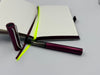 AL-star Rollerball Pen & A6 Notebook Gift Set (Black Purple)
